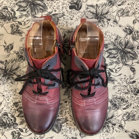 MACIEJKA Sz 38 Maciefa Zipper and Lace Up Made in Poland Ankle Booties - Picture 3 of 9